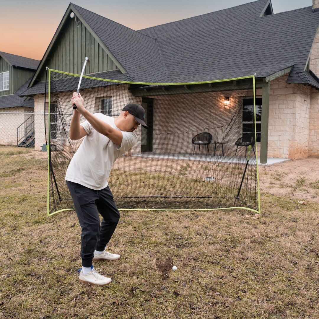 Rectangle Golf Practice Net for Indoor & Outdoor Use