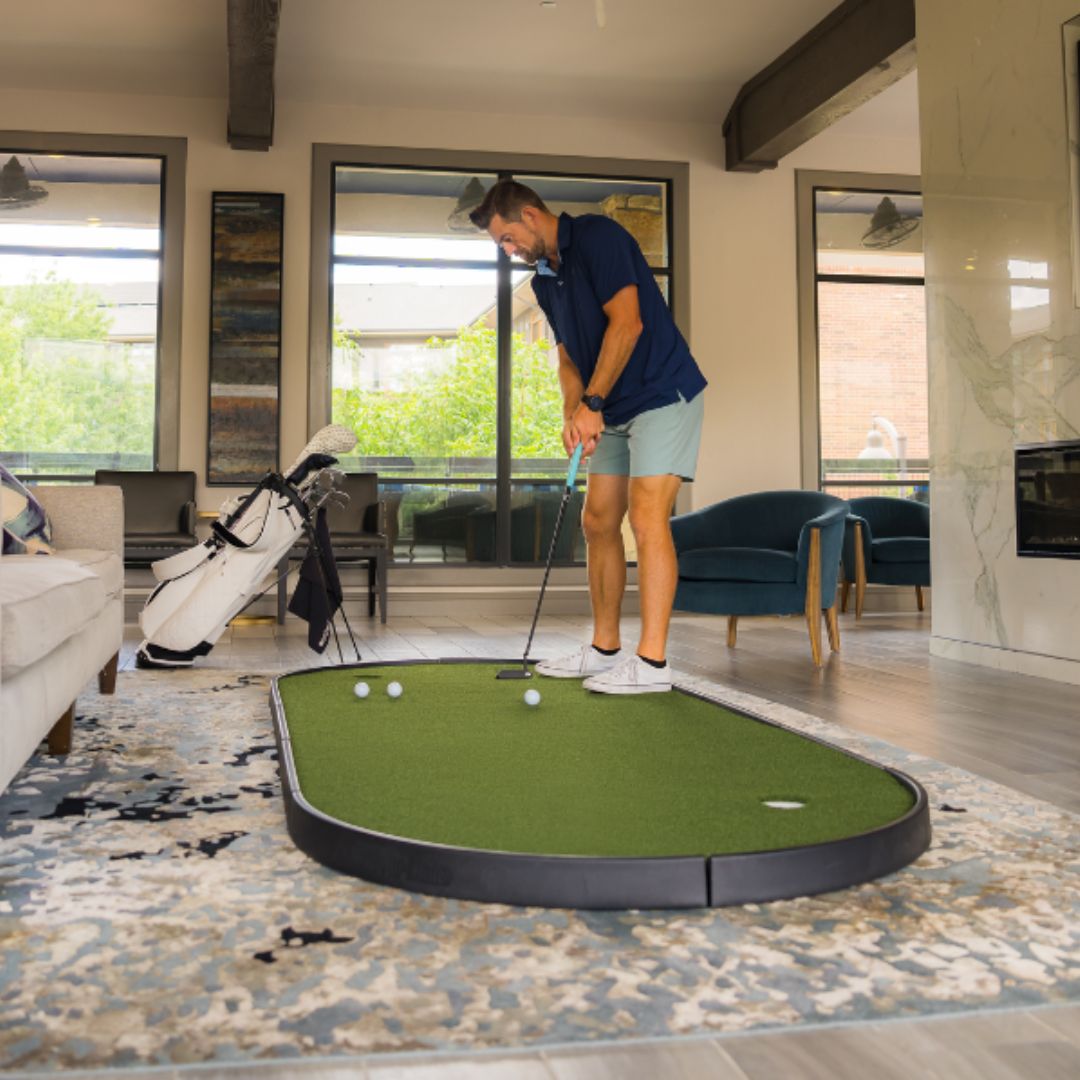 SIGPRO Gimme Putting Green – Compact Indoor Practice Green