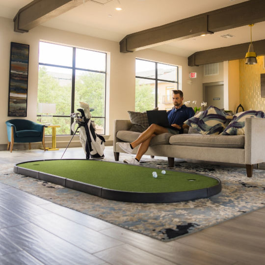 SIGPRO Gimme Putting Green – Compact Indoor Practice Green