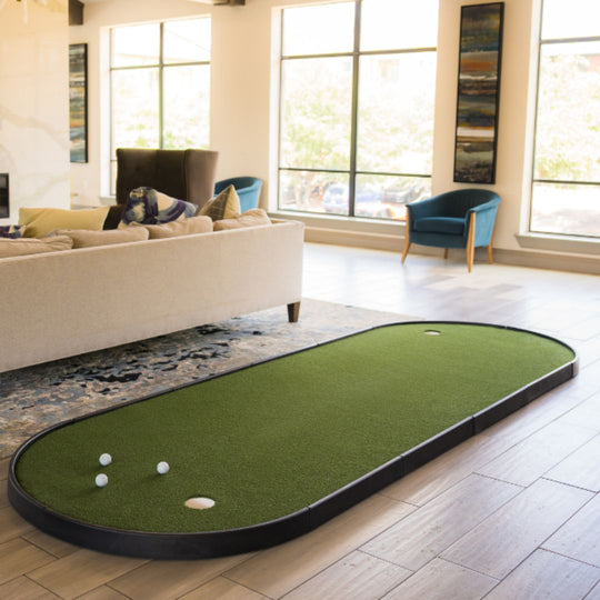 SIGPRO Tap In Putting Green with 2 Cups – Stimp 10 Turf