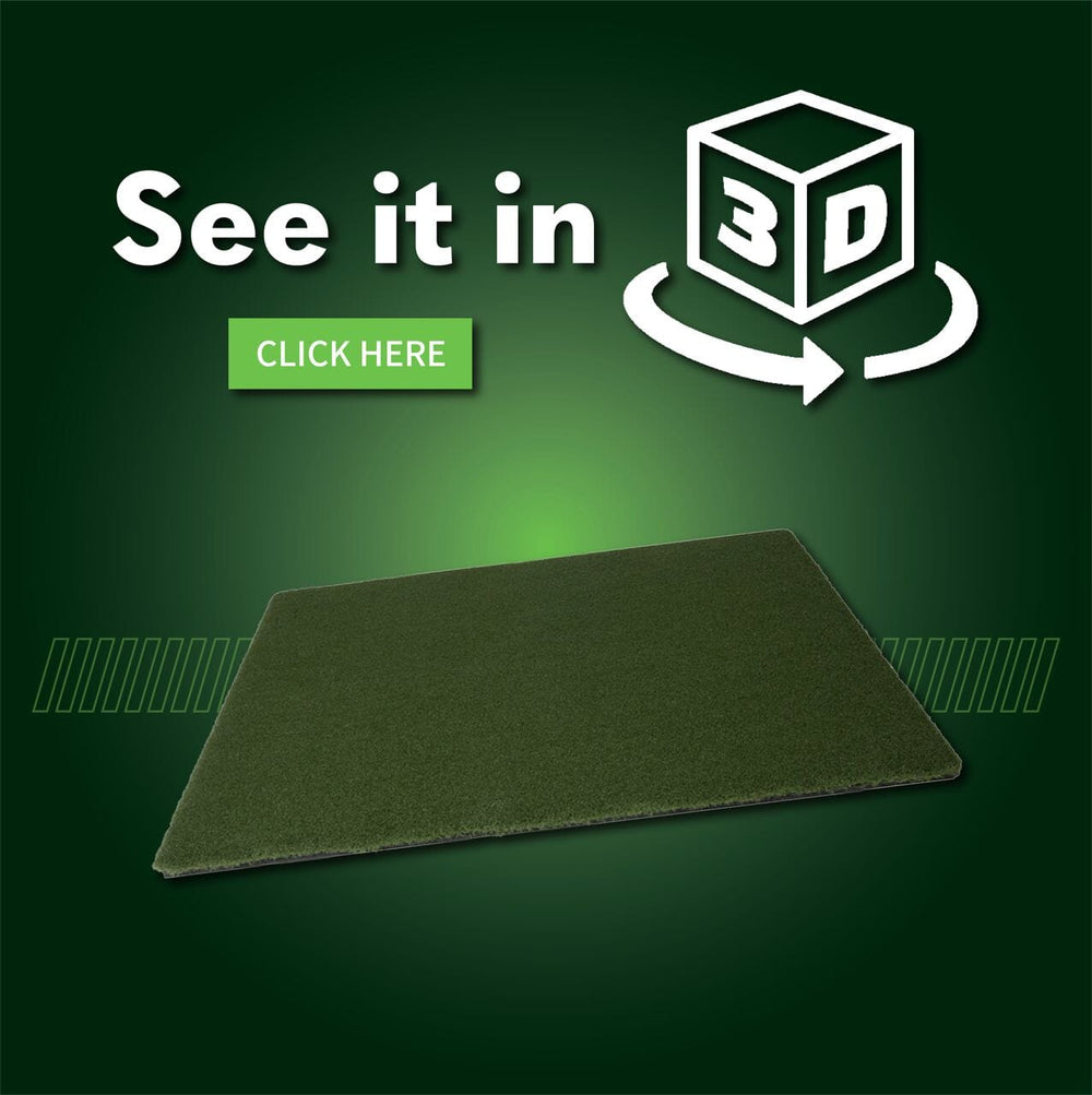 Fairway Series Golf Mat – Compact Real Tee Indoor Practice Mat