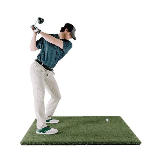 Fairway Series Golf Mat – Compact Real Tee Indoor Practice Mat