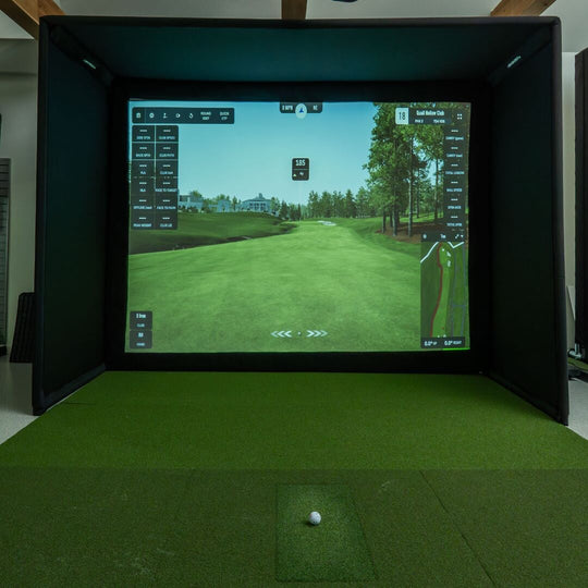 SIGPRO™ Premier Grey Golf Simulator Impact Screen – High Clarity