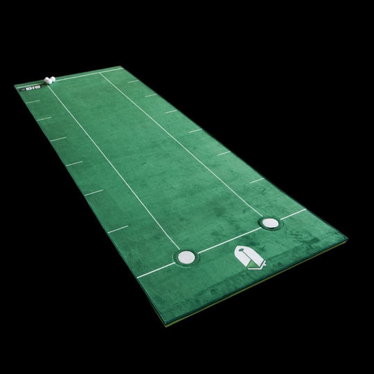 SIG LITE Indoor Putting Green 3' x 8' with Dual Practice Holes