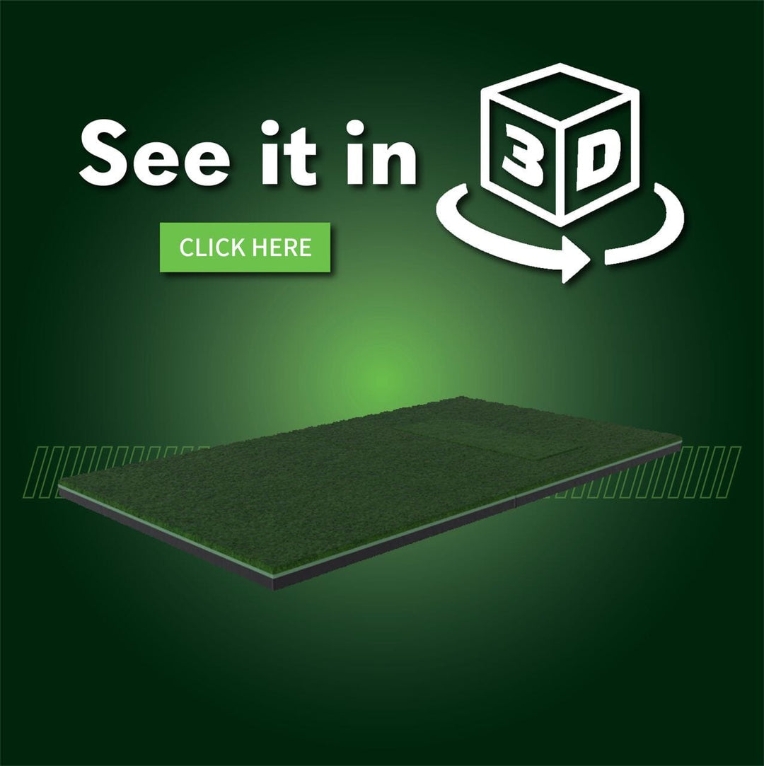 SIGPRO Softy 4' x 7' Golf Mat – Premium Indoor Simulator Practice Mat