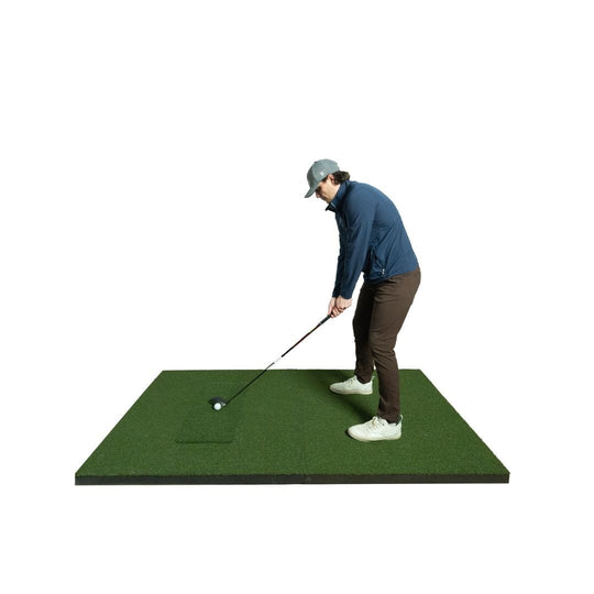 SIGPRO Softy 4' x 7' Golf Mat – Premium Indoor Simulator Practice Mat