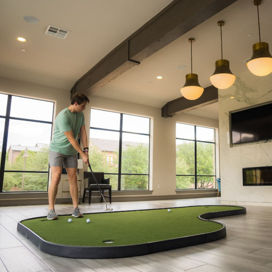 SIGPRO Walkoff Putting Green – Large Indoor Golf Putting Practice Green