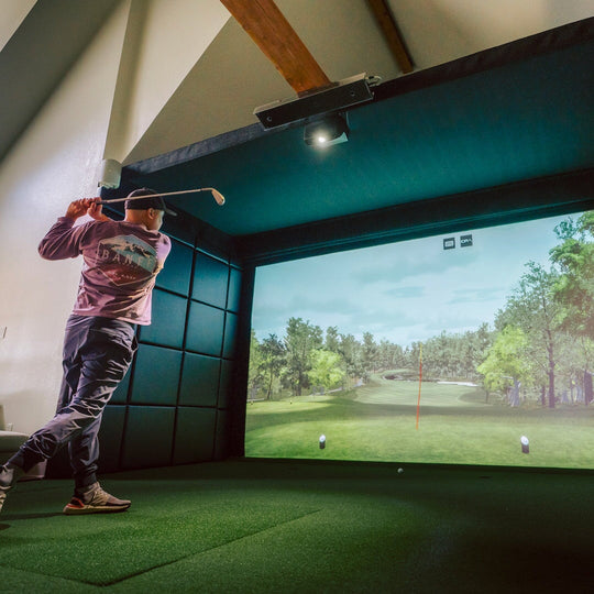 SIGPRO Golf Simulator Wall Padding – Memory Foam Impact Panels