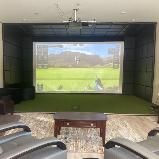 SIGPRO Golf Simulator Wall Padding – Memory Foam Impact Panels